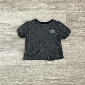 Super Soft Gray Crop Top from Forever 21